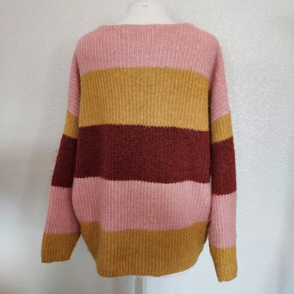 Vero Moda Colorful V-Neck Knit Sweater Size S - Picture 8 of 11